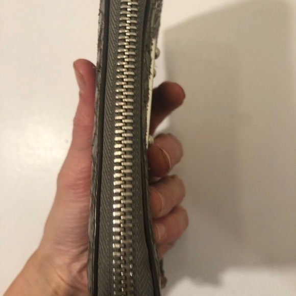 Michael kors snakeskin embossed wristlet wallet